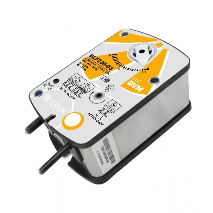 Электропривод BVM BLF230-03 для противопожарных клапанов