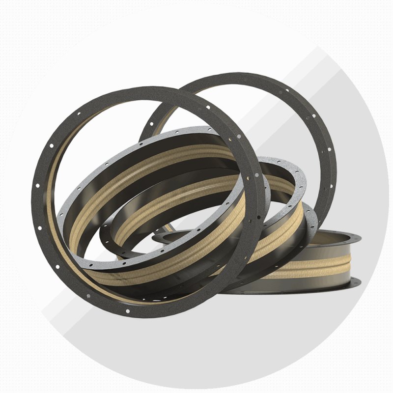 Вставки гибкие ВГ-ВРК для канальных вентиляторов ВРК Вставки гибкие ВГ-ВРК для канальных вентиляторов ВРК