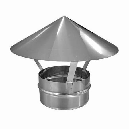 Зонт вентиляционный Ø180 оцинк. сталь