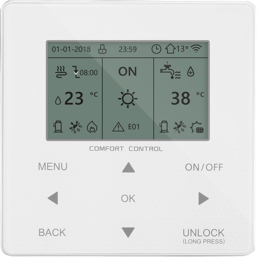 Тепловой насос воздух-вода MDV для отопления и ГВС MDHWC-V6W/D2N8-B