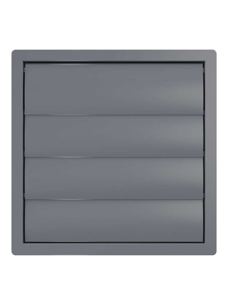 Выход стенной КФ фланец D250 жалюзи 294х294 ASA Gray ERA STREETLINE