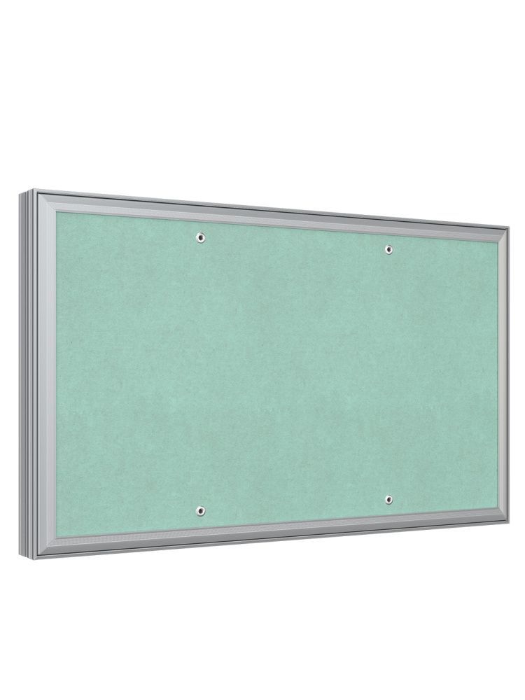 Люк ревизионный D Ceramo Base 500x300 скрытый монтаж съемный алюминий EVECS