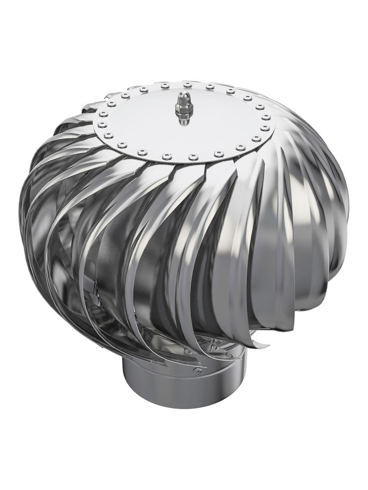 Турбодефлектор ТД фланец D120 нержавеющая сталь ERA STREETLINE