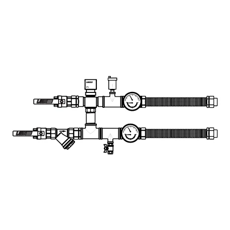 Узел регулирования для фанкойла AIRS 20-4.0-3-S-FN-4