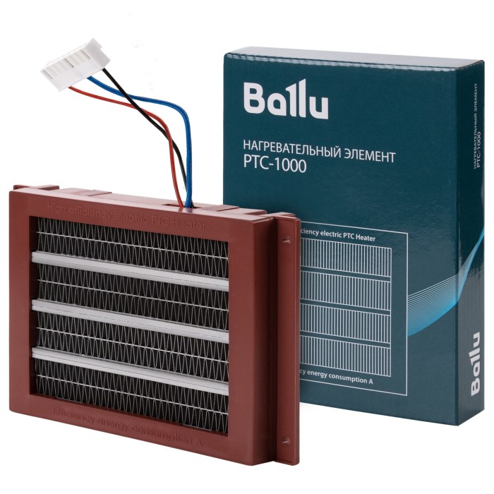 Элемент нагревательный Ballu PTC-1000 для электроприборов