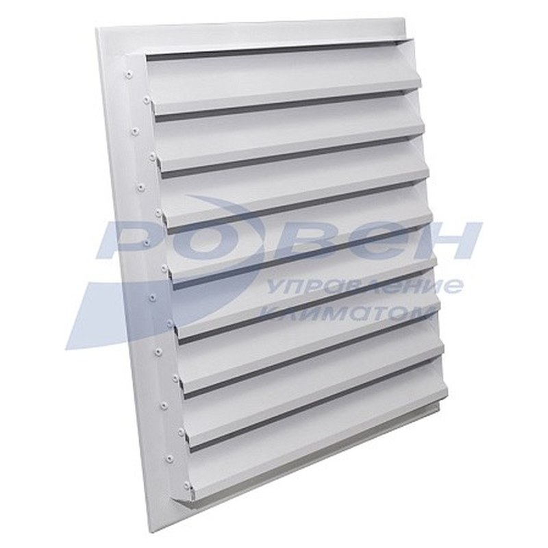 Решётка наружная накладная РН ал 600×400 мм