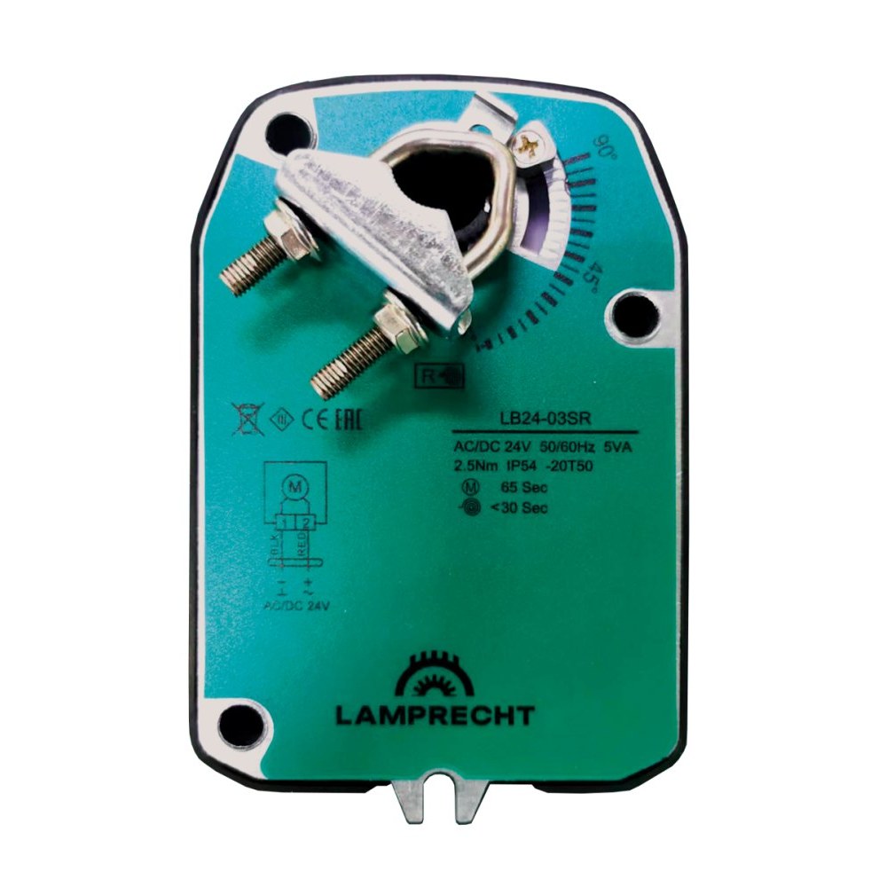 Электропривод с возвратной пружиной LAMPRECHT LB220-10SR
