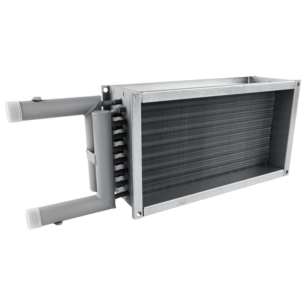 Водяной нагреватель для прямоугольных каналов ZILON ZWS 300x150-2