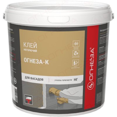 Негорючий клей для фасадов ОГНЕЗА-К