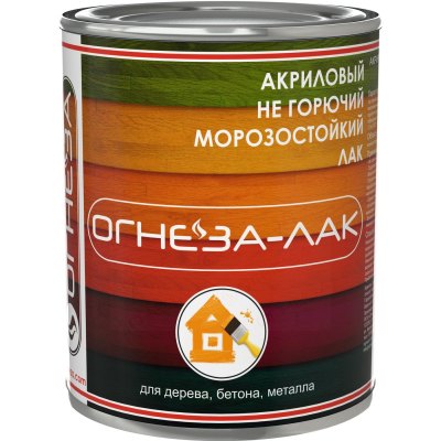 Лак акриловый ОГНЕЗА-ЛАК-ОД, 1 л, глянцевый