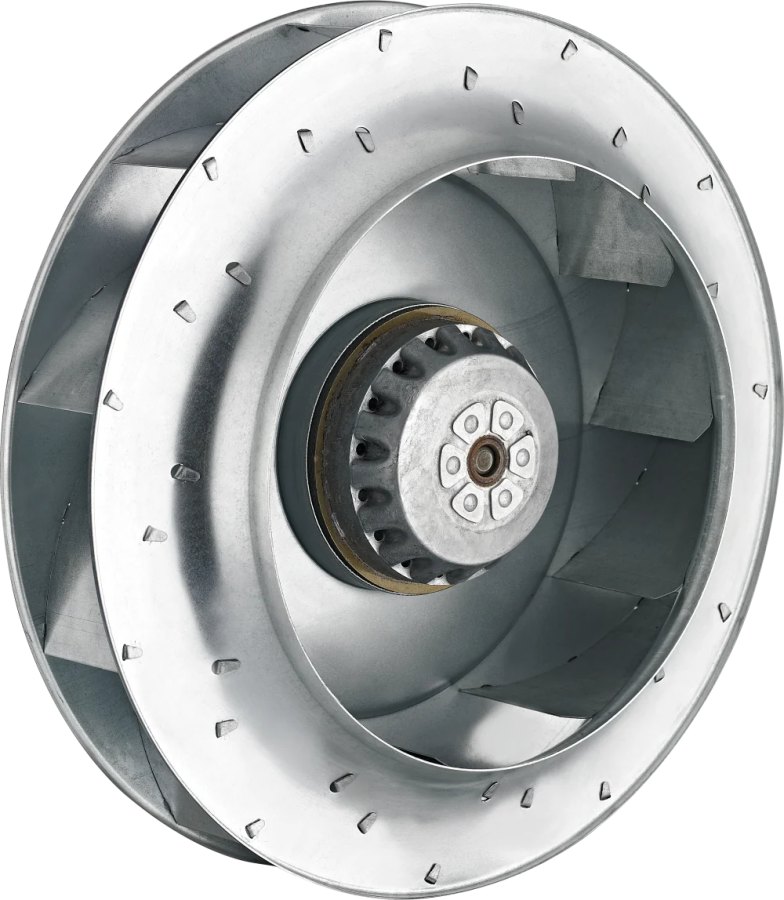 Мотор-колесо с назад загнутыми лопатками BDRKF 4M 280 - A01